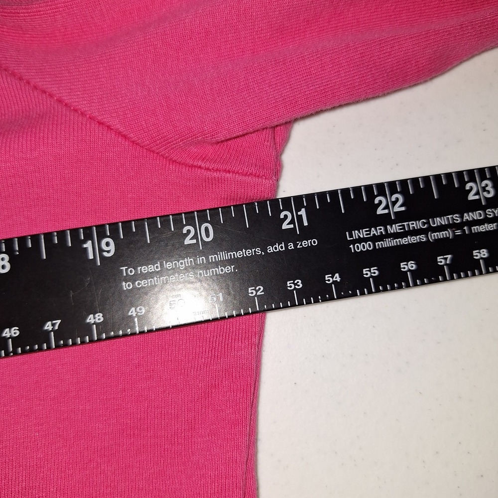 Preppy Coquette 3/4 Sleeves White Stag M (8- 10) Pink Fuchsia Button-Up Cardigan - Picture 16 of 16